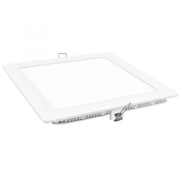 Downlight led cuadrado blanco  3w.fria