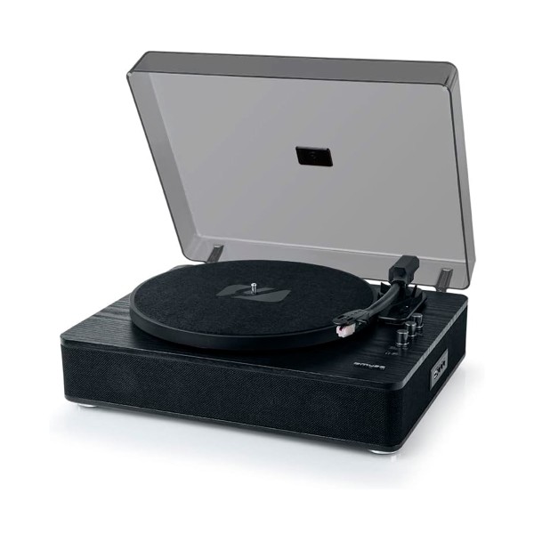 Muse mt-106 bt black / tocadiscos con altavoces