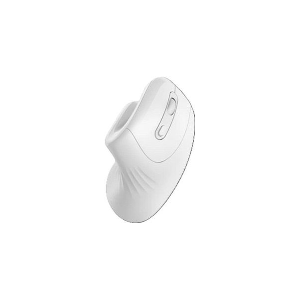Nilox nxmoev03 ratón vertical wirelles sil. blanco