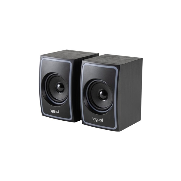 Iggual altavoces 2.0 10w mini-jack + usb bluetooth